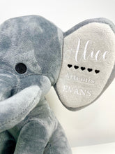 Load image into Gallery viewer, Baby Announcement Elephant Personalised