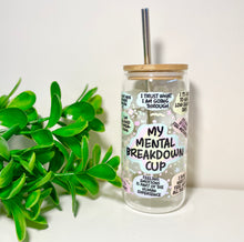 Load image into Gallery viewer, Glass Tumbler with Straw