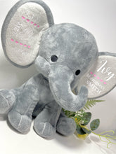 Load image into Gallery viewer, Baby Announcement Elephant Personalised