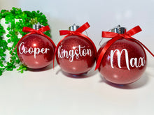 Load image into Gallery viewer, Personalised shatterproof bauble