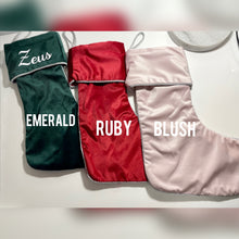Load image into Gallery viewer, Luxury Christmas Stocking Personalised