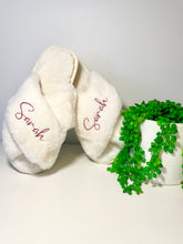 Load image into Gallery viewer, 'Amelia' Fluffy Slippers White