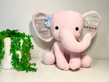 Load image into Gallery viewer, Baby Announcement Elephant Personalised