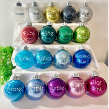 Load image into Gallery viewer, Personalised shatterproof bauble
