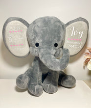 Load image into Gallery viewer, Baby Announcement Elephant Personalised
