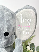 Load image into Gallery viewer, Baby Announcement Elephant Personalised
