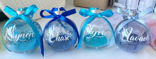 Load image into Gallery viewer, Loose Glitter Personalised Christmas bauble
