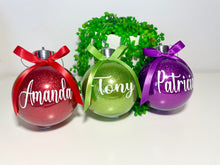 Load image into Gallery viewer, Personalised shatterproof bauble
