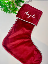 Load image into Gallery viewer, Luxury Christmas Stocking Personalised
